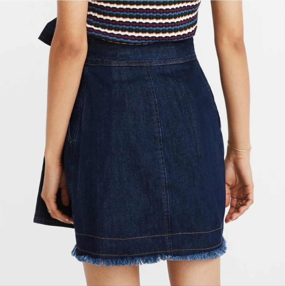Madewell x Karen Walker® Denim Killick Skirt J7906 Size 00 - Picture 4 of 10